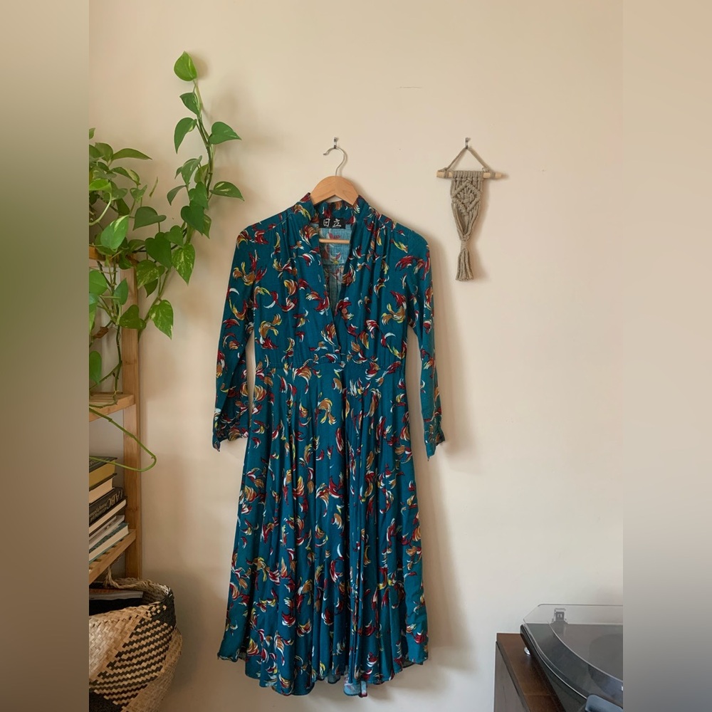 HITACHI // Handmade Japanese Midi Dress